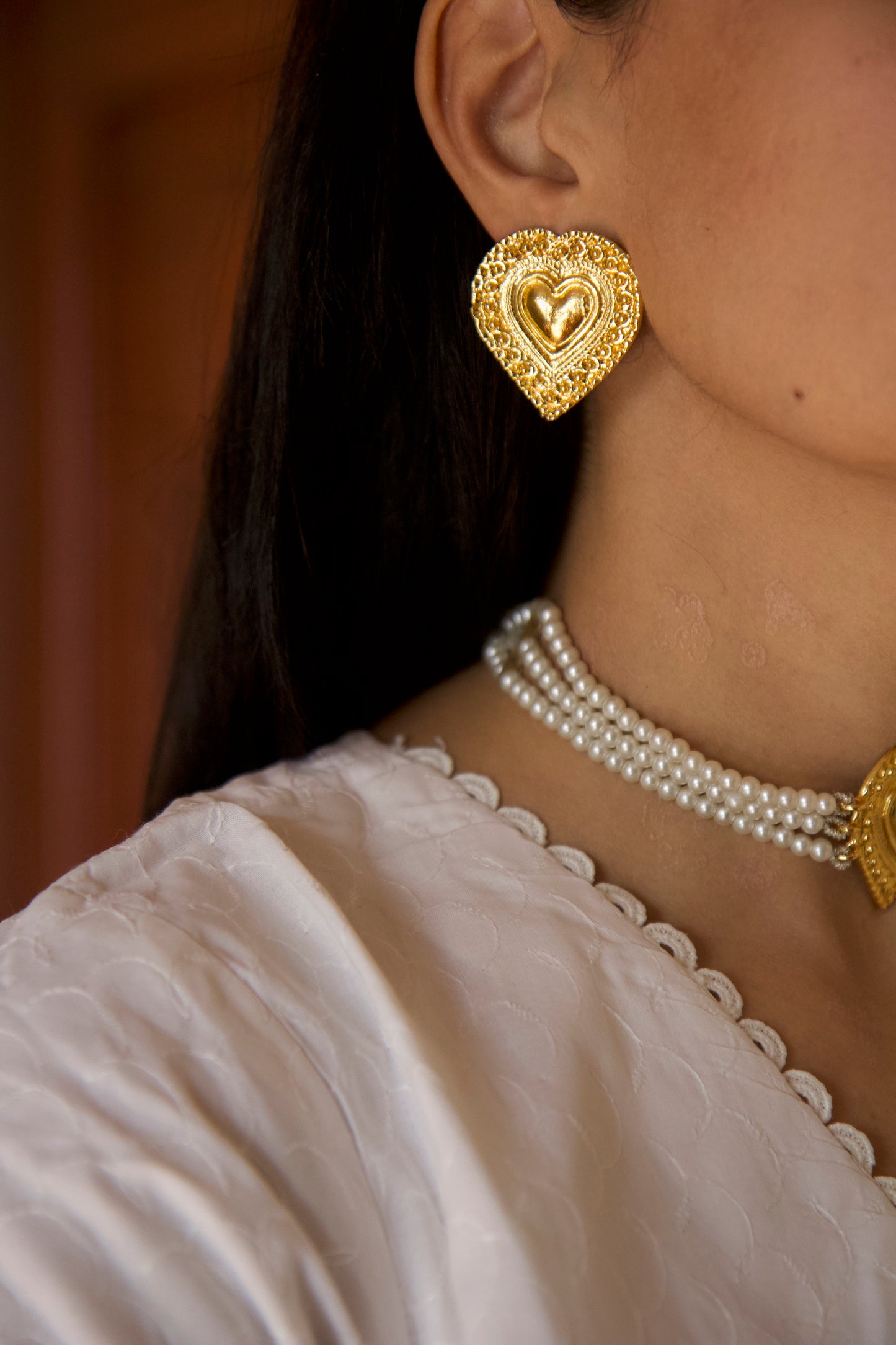 GOLD PLATED DIL KHUSH EARRINGS