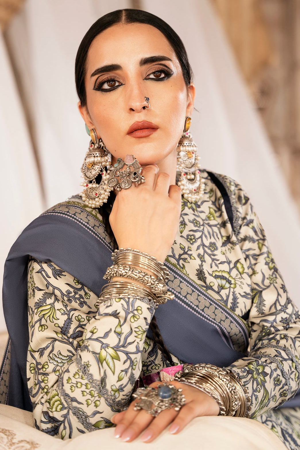 Blue & Pink Rivaas Ring