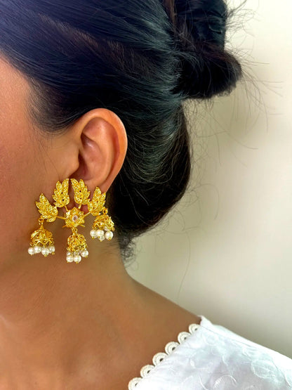 Munira Gold Plated Jhumky