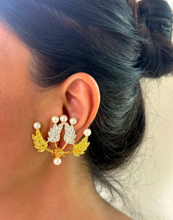 Rubab Pearl Gold Plated earring
