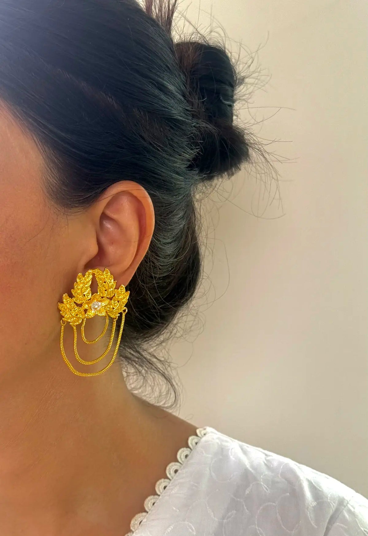 Lehar Gold Plated Earrings