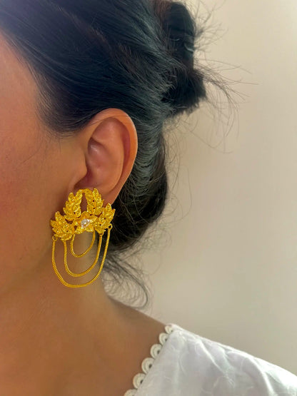 Lehar Gold Plated Earrings