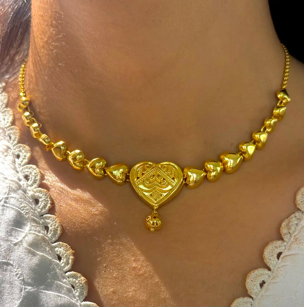 Dilbar gold plated Choker