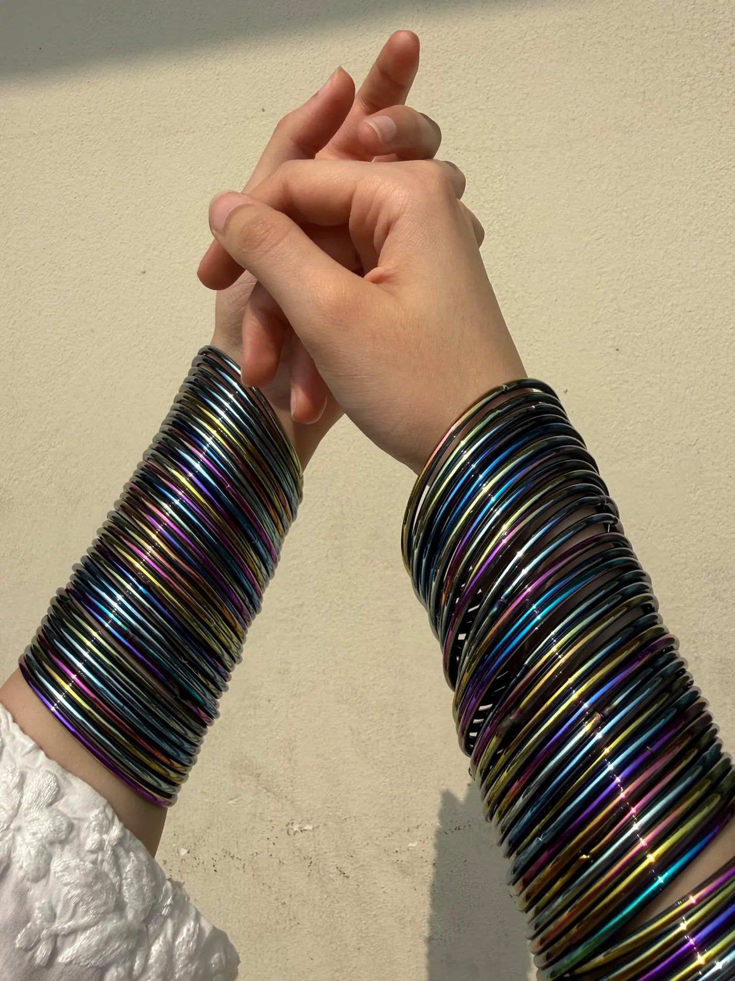 Mahira Ombre glass bangles