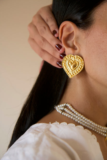GOLD PLATED DIL KHUSH EARRINGS