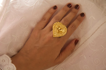 GOLD PLATED DIL KHUSH RING (Adjustable)