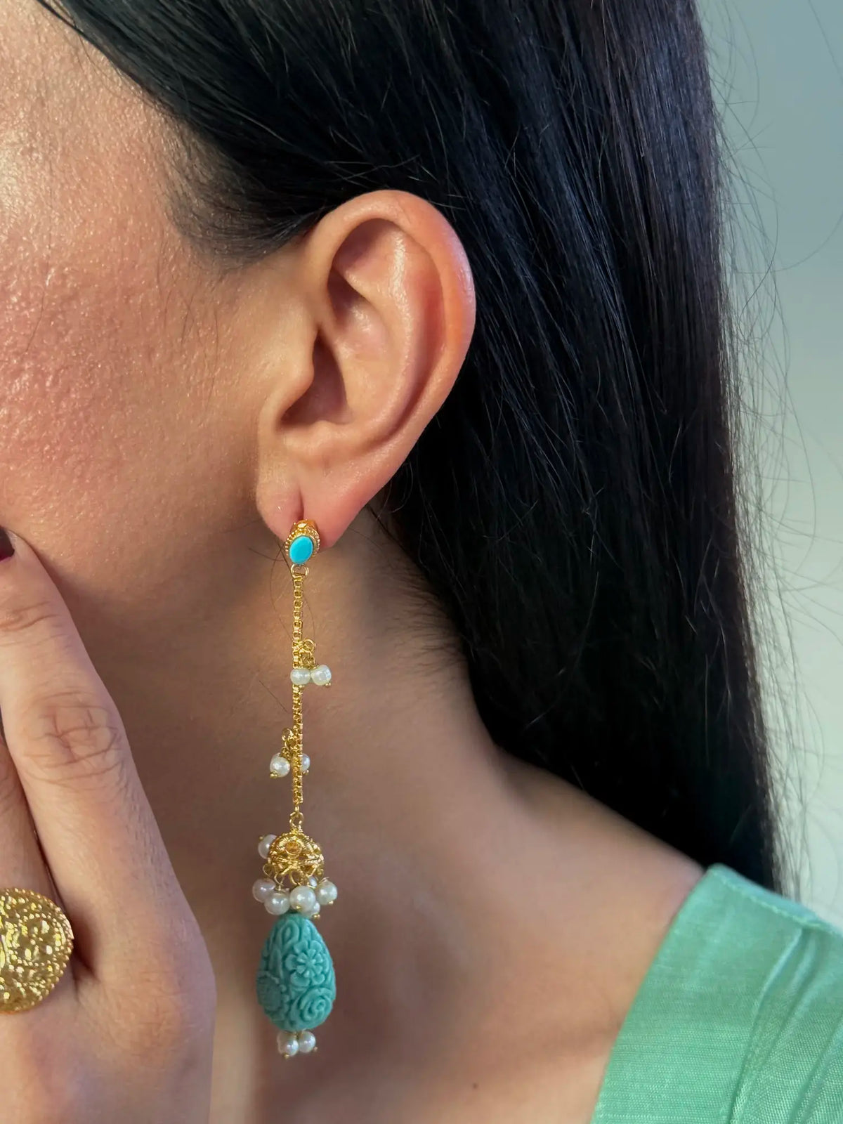 Feroza Earrings