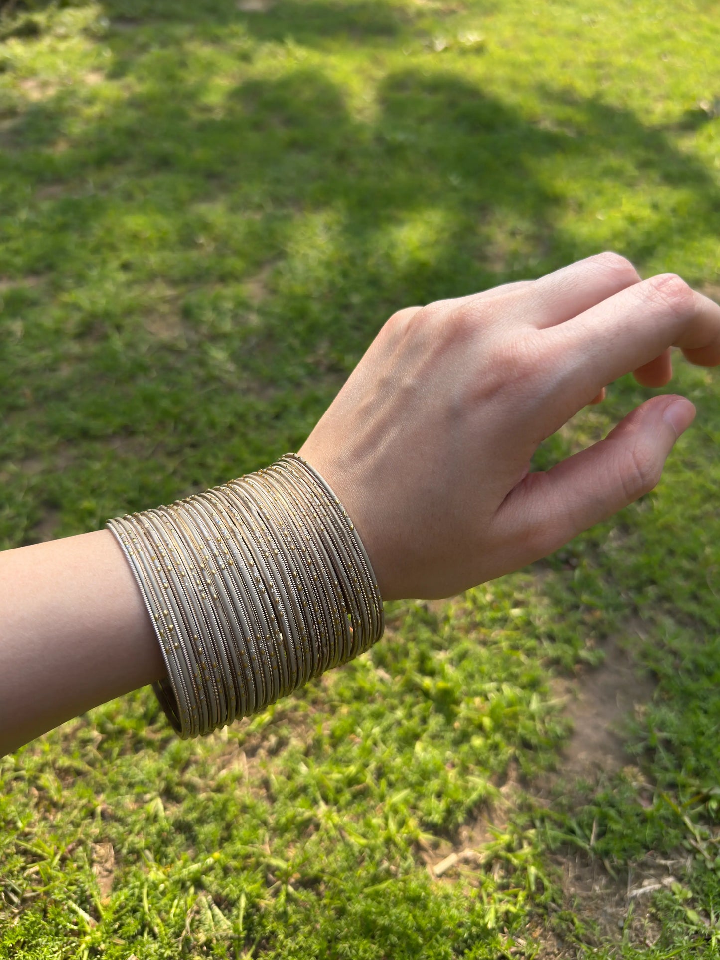 Gulbahar Metal Bangle Set