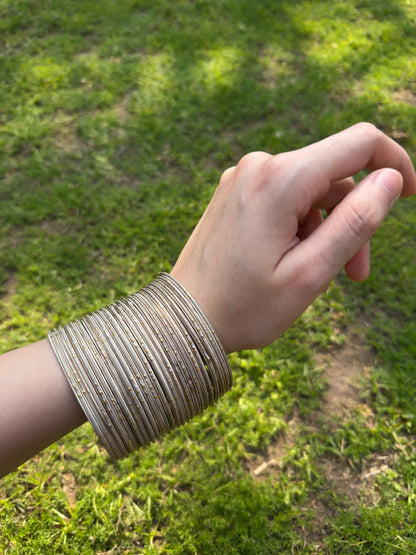 Gulbahar Metal Bangle Set