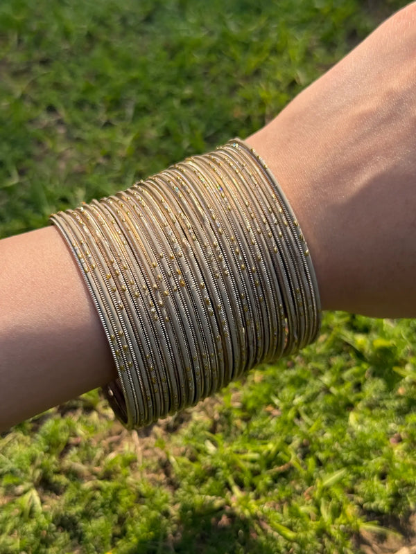 Gulbahar Metal Bangle Set
