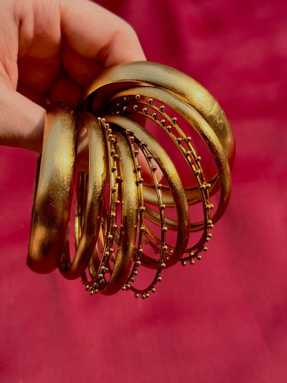 Zarqa Bangle set (Matte Finish)