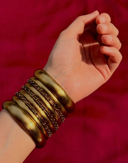 Zarqa Bangle set (Matte Finish)