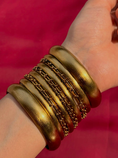 Zarqa Bangle set (Matte Finish)