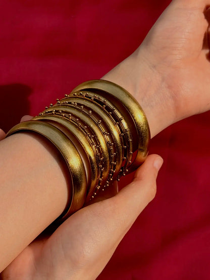 Zarqa Bangle set (Matte Finish)