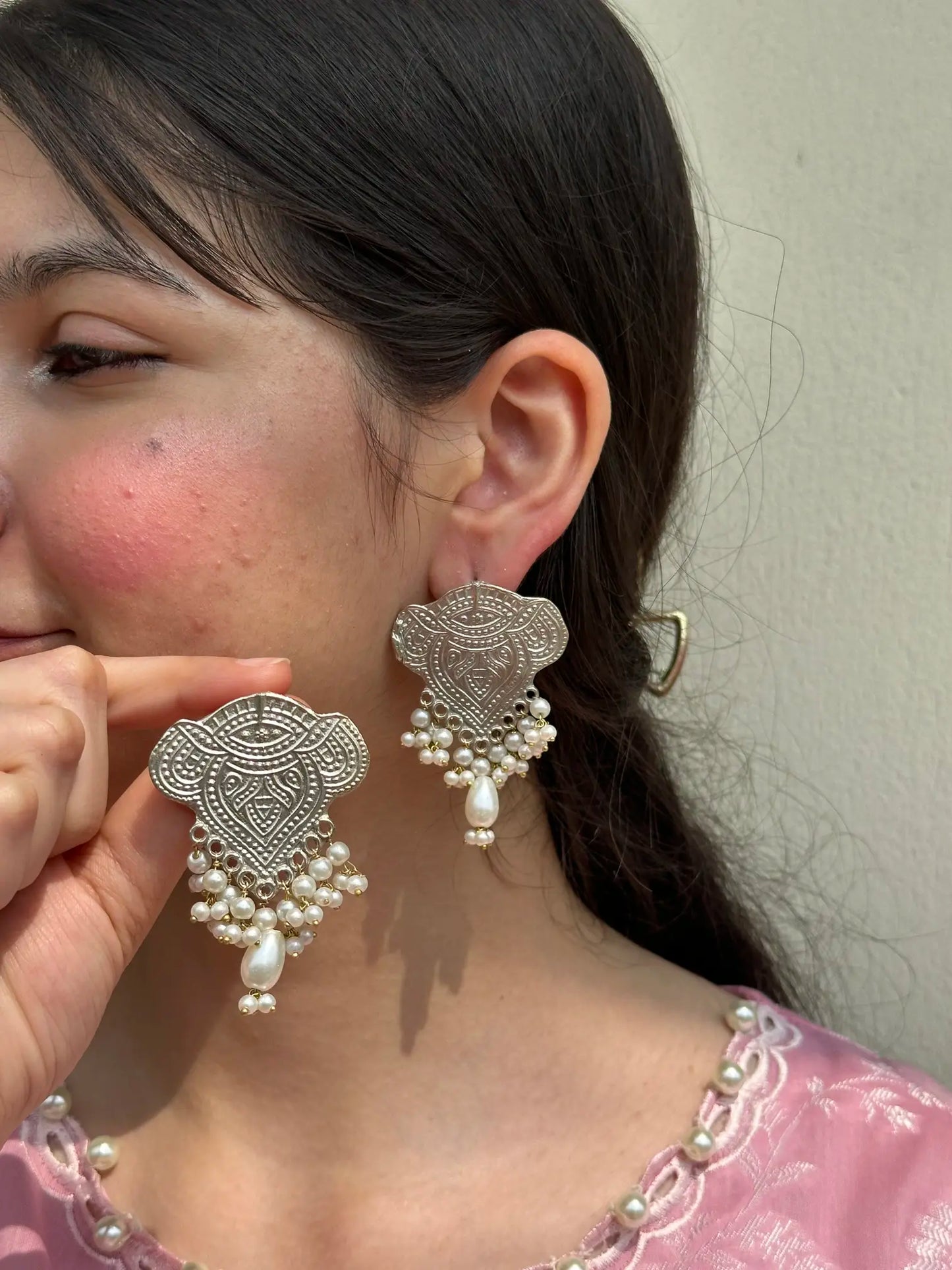 Bahar silver Earring