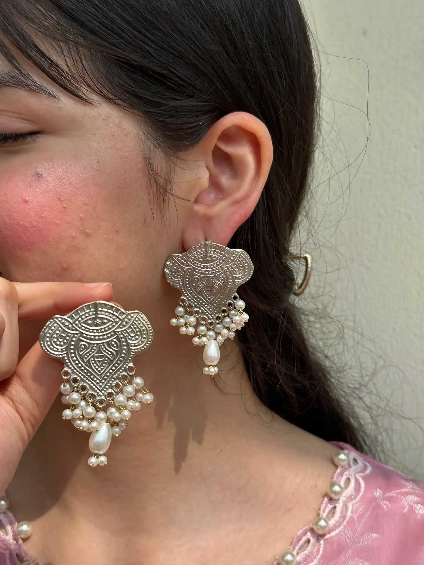 Bahar silver Earring