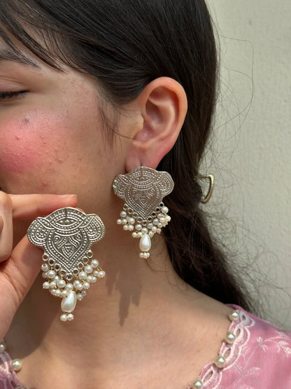 Bahar silver Earring
