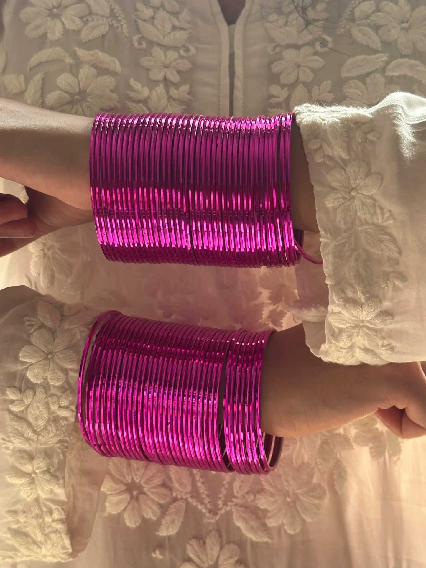 Chatpatti Pink Bangle Set