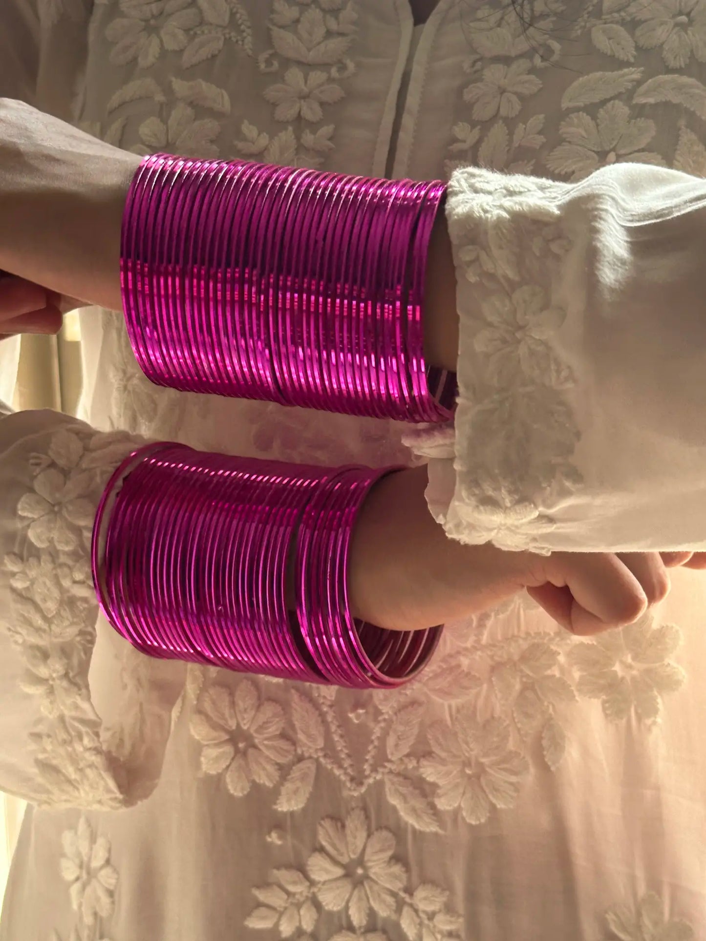 Chatpatti Pink Bangle Set