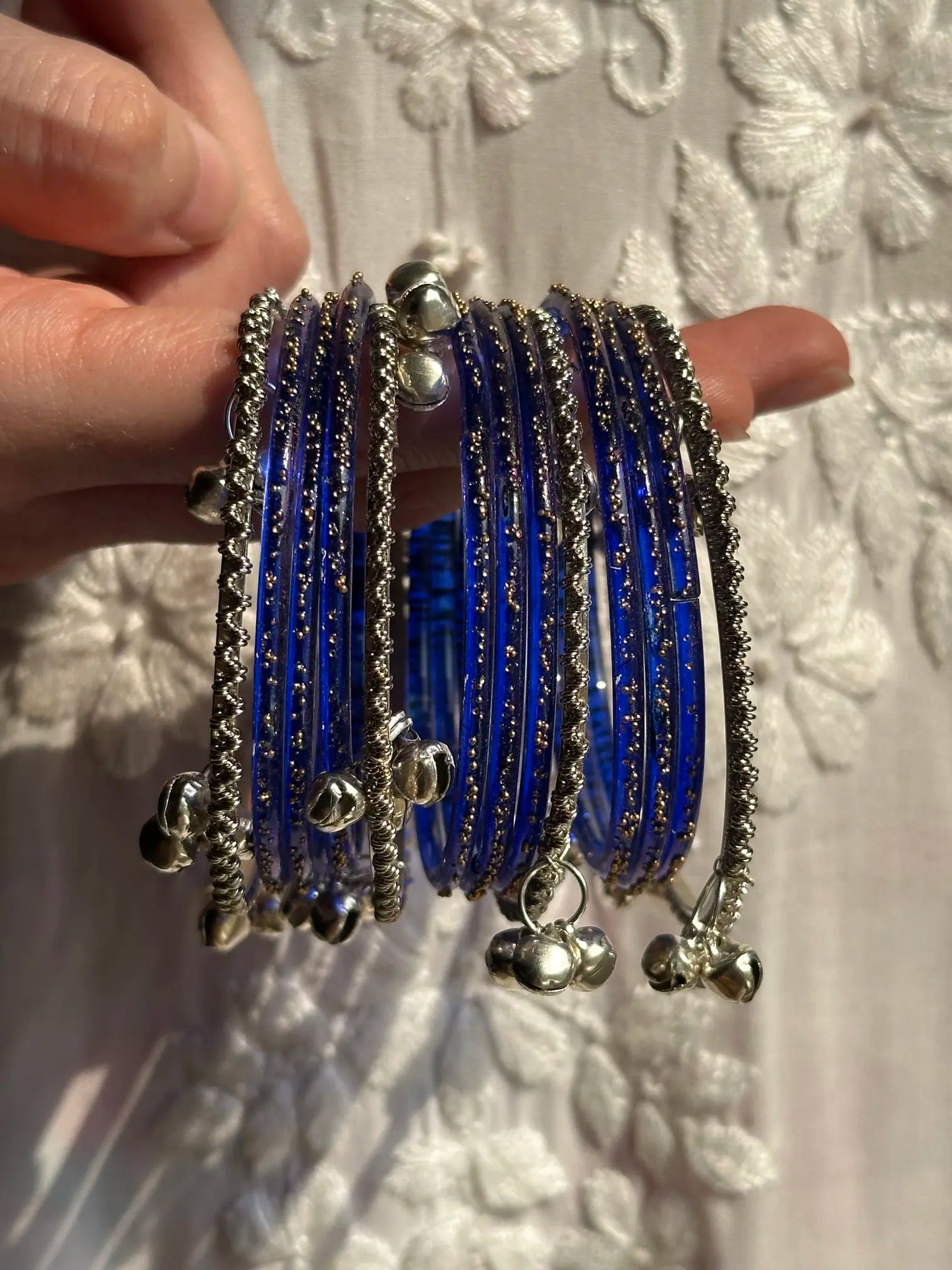 Royal Blue Rain Drop Churiyan