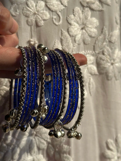 Royal Blue Rain Drop Churiyan