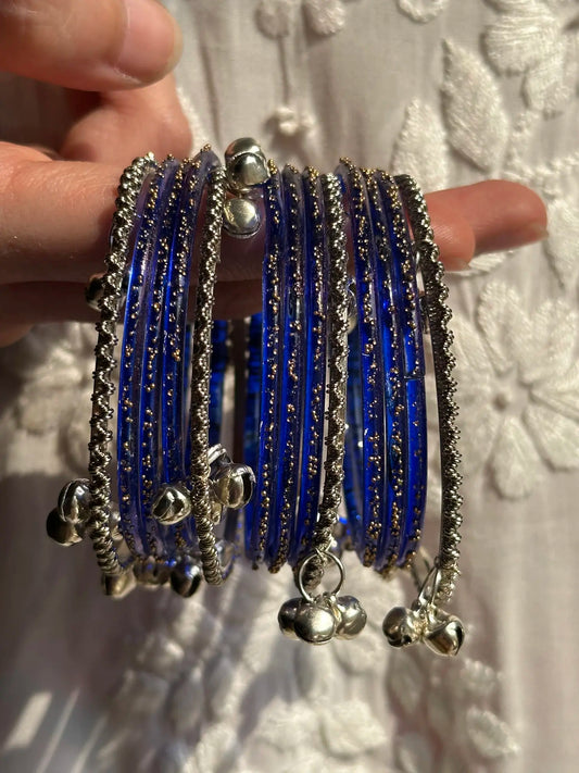 Royal Blue Rain Drop Churiyan