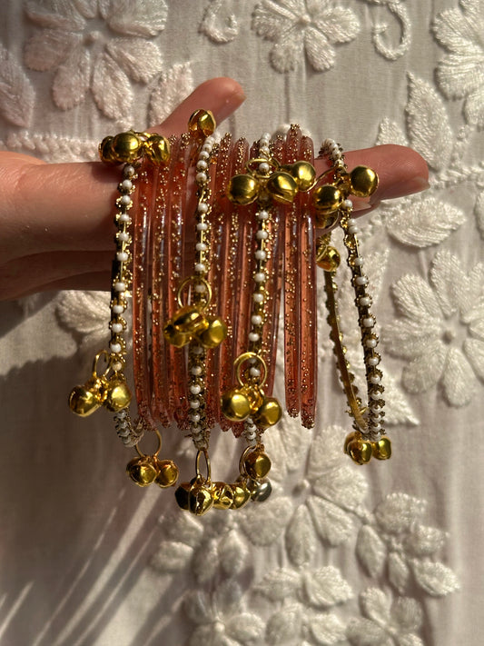 Naranji rain drop with Kashmiri churiyan