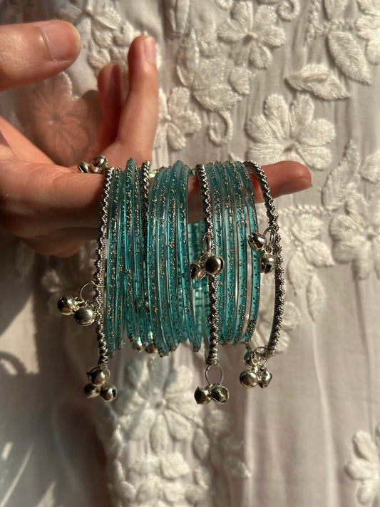 Sky Blue Rain Drop Churiyan