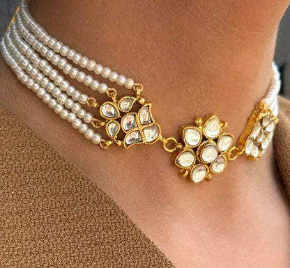 Nina traditional Kundan jewellery set
