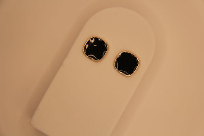 Noir Gold earrings in Legacy by Bisma packaging, perfect gift for women
