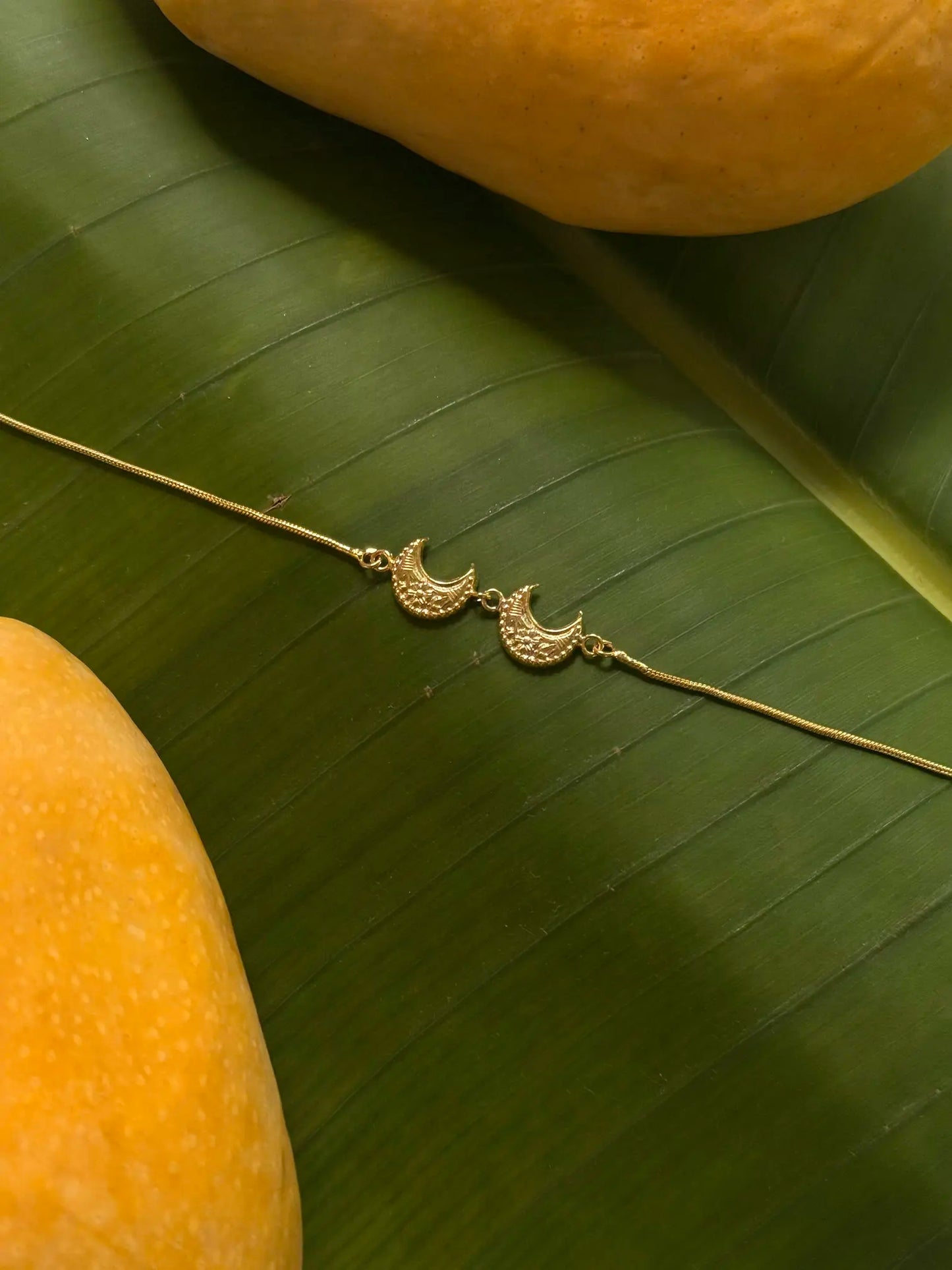 Chaand Tara gold plated necklace with traditional Pakistani handcrafted design