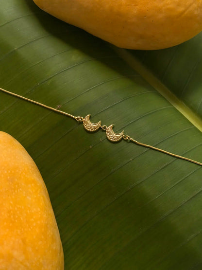 Chaand Tara gold plated necklace with traditional Pakistani handcrafted design